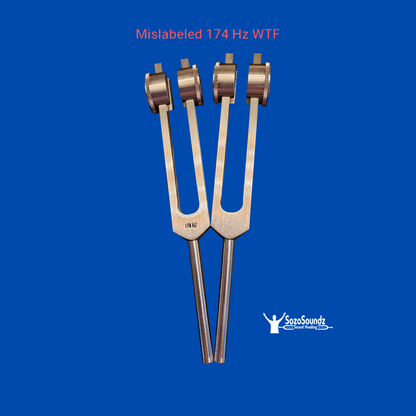 174 Hz Solfeggio Tuning Fork - SozoSoundz Tuning Forks