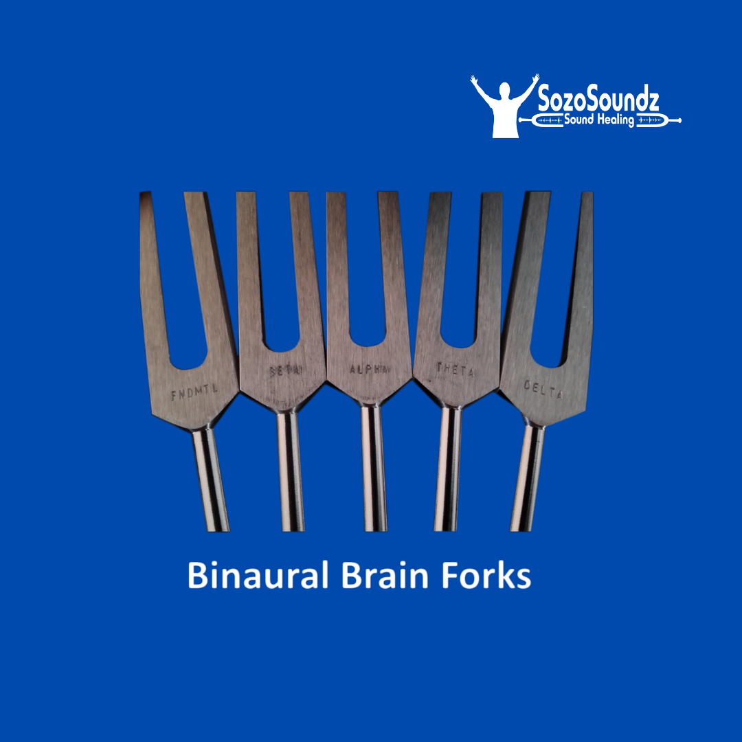 Binaural Brain Tuning Forks UWT set of 5 - SozoSoundz Tuning Forks