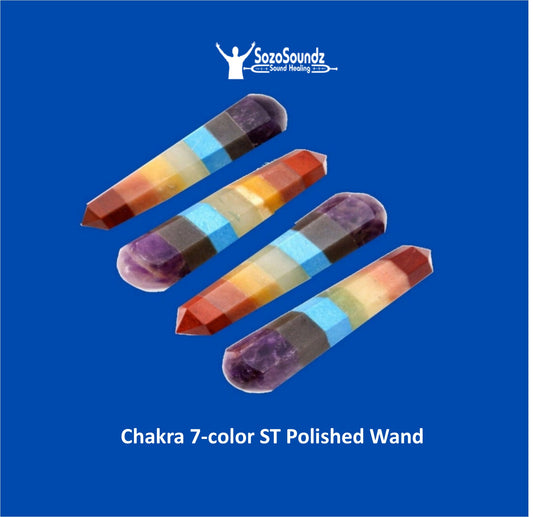 Chakra 7-Color ST Polished Wand