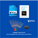 Solfeggio Combo #1 - Solfeggio Set of 6 Tuning Forks & Teaching DVD