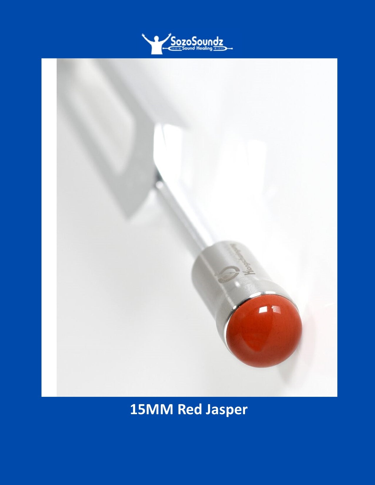 Red Jasper 15mm Gem Foot Attachment