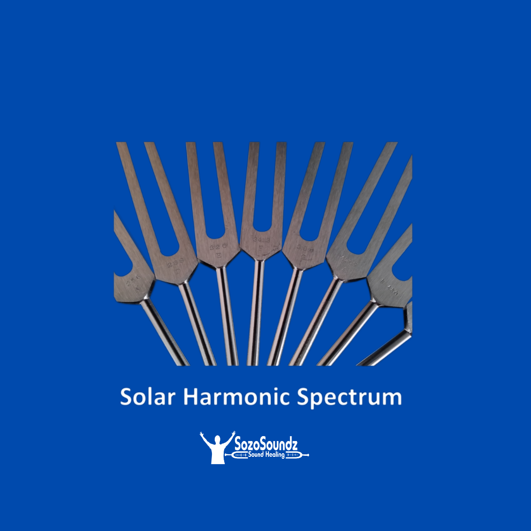 Solar Harmonic Spectrum Tuning Forks - SozoSoundz Tuning Forks