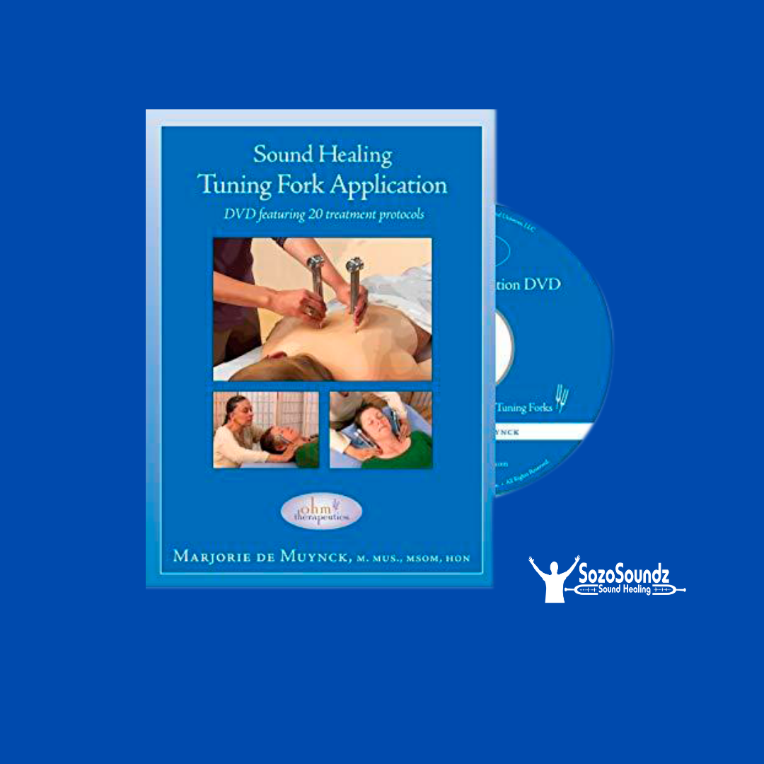 Sound Healing Tuning Fork Application DVD by Marjorie De Muynck - SozoSoundz Tuning Forks