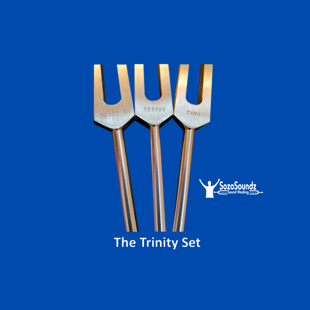 The Trinity Set- YHVH, Yeshua and Ruach Ha Kodesh - SozoSoundz Tuning Forks